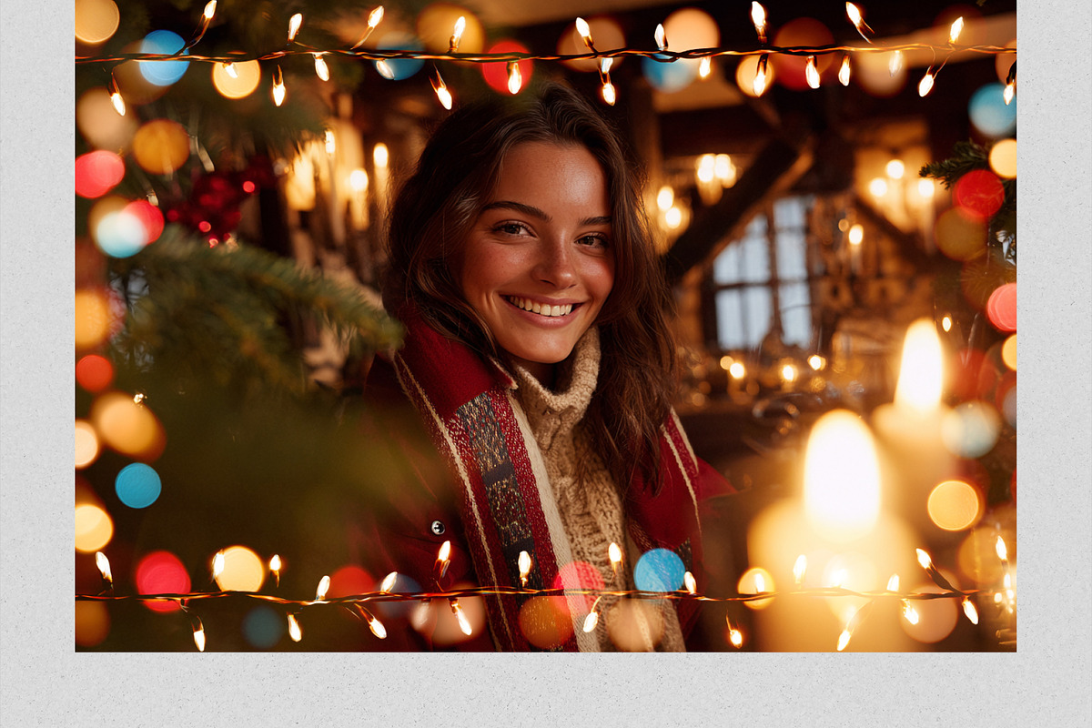 Christmas Bokeh Lights Overlays, a Texture Graphic by PhotoSpirit (Photo 7 of 8)