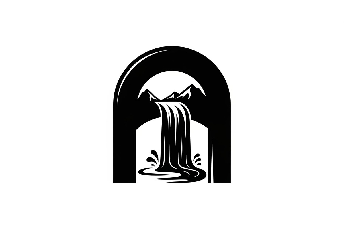 Waterfall Arch Landscape SVG Bundle, an Illustration by jahid234 (Photo 19 of 31)