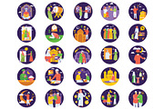 Eid Mubarak Vector Illustrations, a Person Illustration by Vector Portal (Thumbnail 5 of 6)