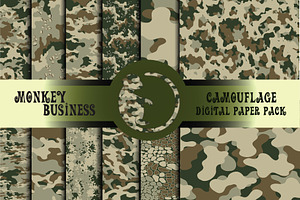 Army camo textures, Instant download