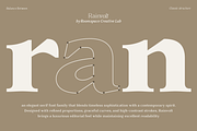 Rainvolt Classic Letterforms, a Serif Font by roomspace creative lab (Thumbnail 11 of 13)