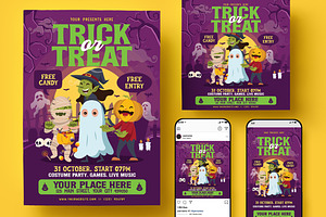 Halloween Trick or Treat Flyer