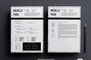 Modern 1 page resume, a Resume Template by Chic templates (Thumbnail 2 of 3)