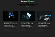 Hafiz - Dark Portfolio Resume HTML, a HTML Template by Themeplaza (Thumbnail 6 of 6)