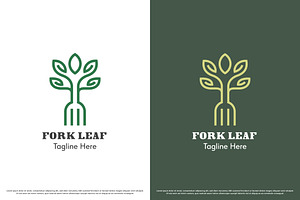 Vegan Food Logo Design Illustration, a Branding & Logo Template by Morvana Crew