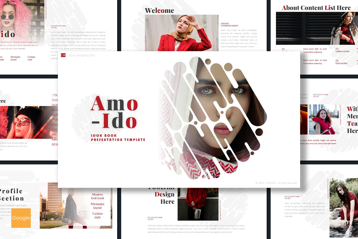 Amoido - Google Slides Template, a Presentation Template by inspirasign (Photo 1 of 4)