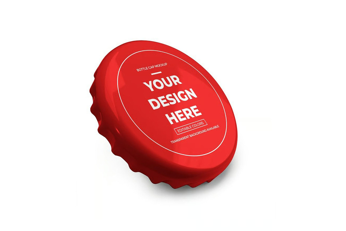 Bottle Cap Mockup Template Set, a Household Mockup by DesignRushMarket (Photo 9 of 10)