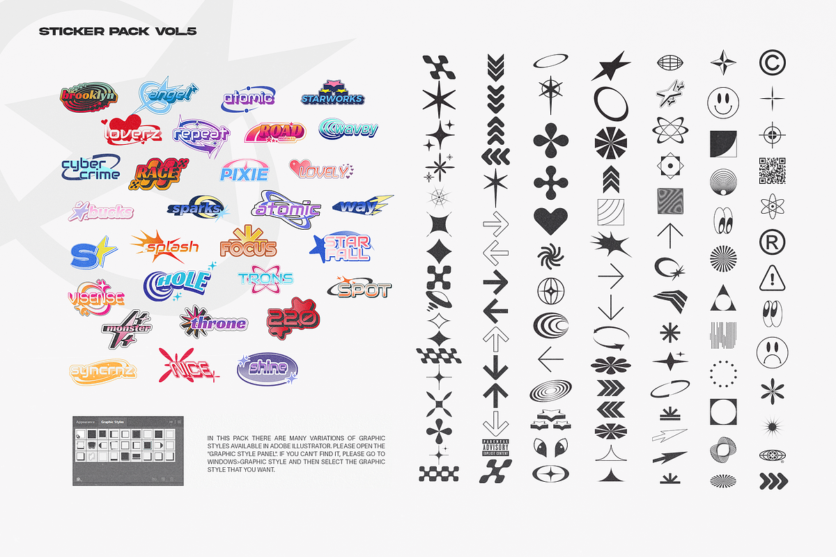 Sticker Pack Bundle, an Object Graphic by Sixtysix Labs (Photo 7 of 14)