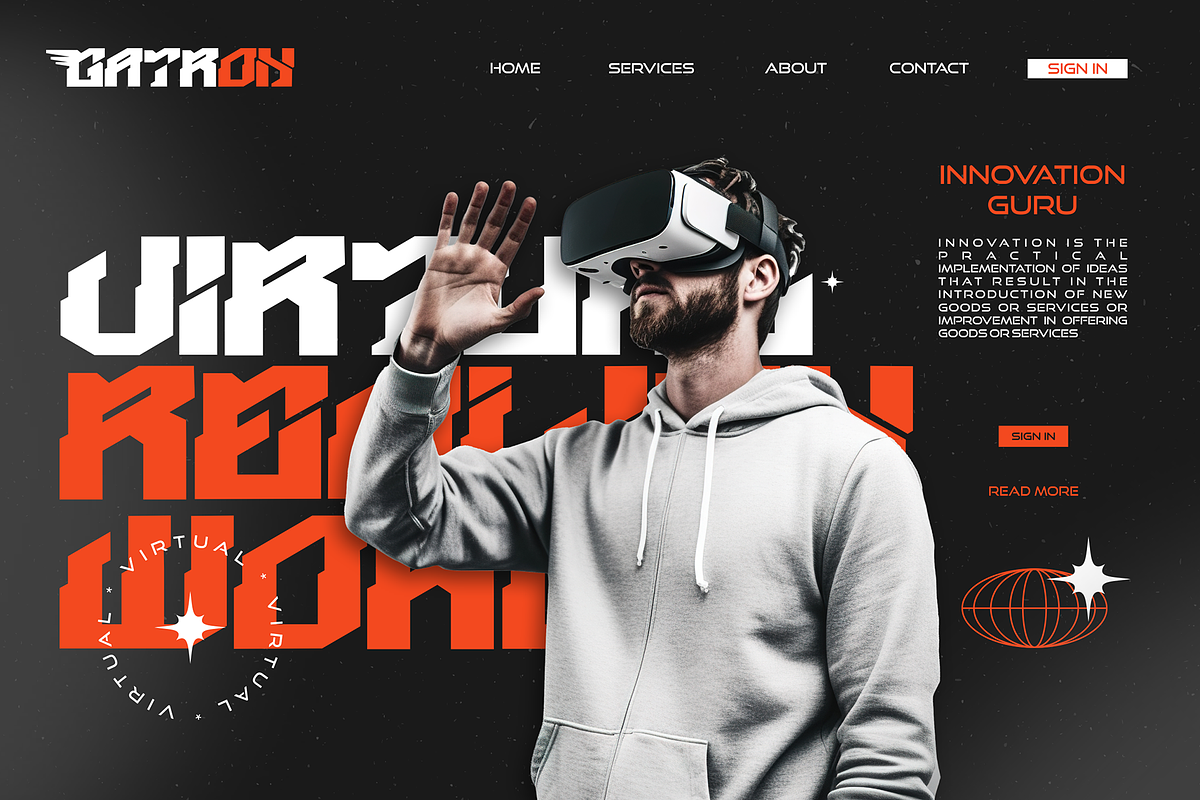 Overthing - Technocyber Font, a Symbol Font by figuree studio (Photo 4 of 10)