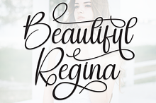 Beautiful Regina | Script Font
