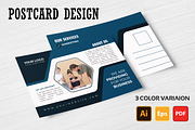 Corporate Postcard Design, a Card Template by Studio Retouch (Thumbnail 1 of 4)