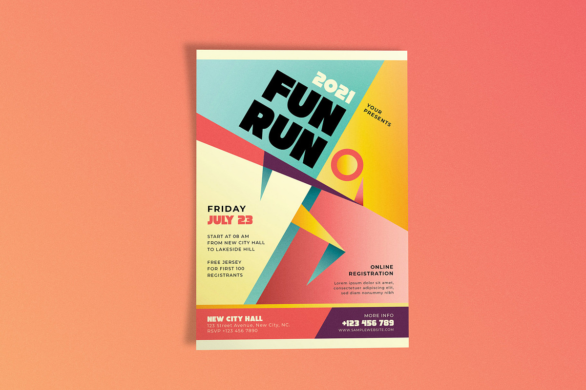 Fun Run Template Set