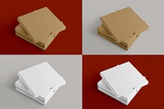 3 Pizza Box Mockup, a Cups & Container Mockup by eezo (Thumbnail 4 of 10)