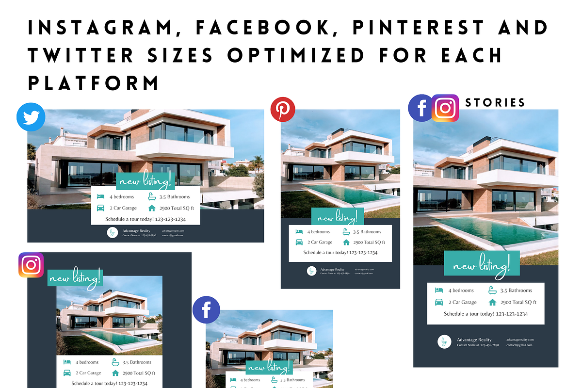 Ultimate Real Estate Social Media, a Social Media Template by Minva Themes (Photo 2 of 5)