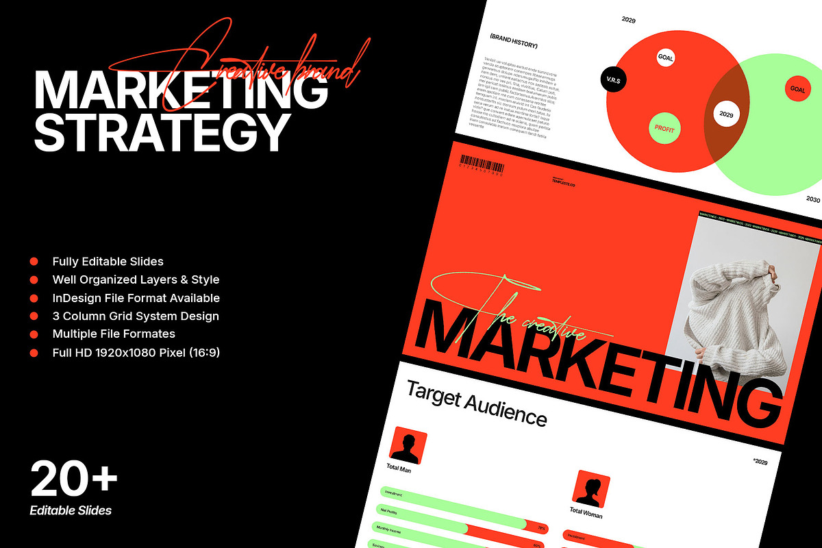 Marketing Strategy Presentation Deck, a Presentation Template by Templeste (Photo 2 of 6)