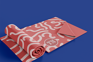 Two Towel Terry Mockup, a Household Mockup by Hubzway