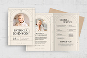 Funeral Program Template, a Flyer Template by BrandPacks (Thumbnail 1 of 6)