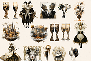 MOST PECULIAR NEW YEAR CLIPART PACK, a Person Illustration by Daring Digies (Thumbnail 3 of 10)