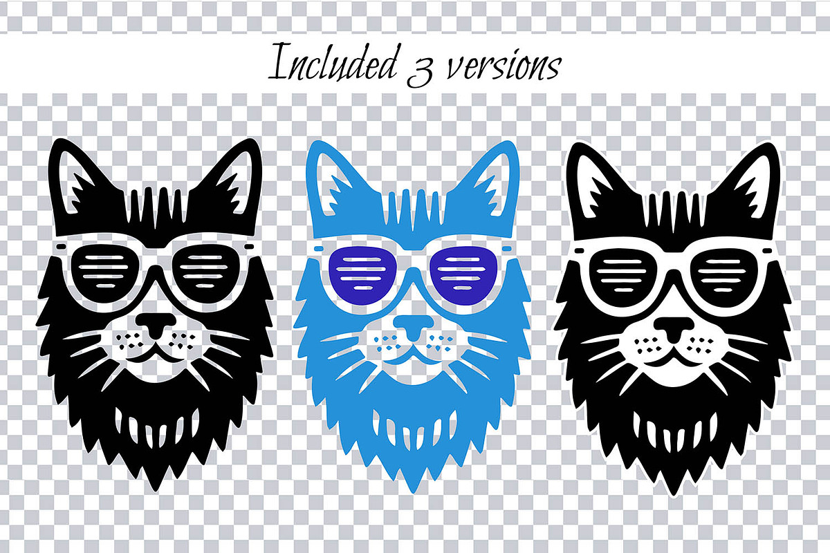 Cat in Sunglasses Sublimation Design, an Object Graphic by ArtIrisArt (Photo 2 of 5)