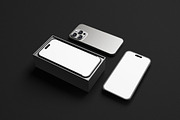 iPhone Screen and Box Mockup, an iPhone Mockup by Artlogs (Thumbnail 4 of 4)