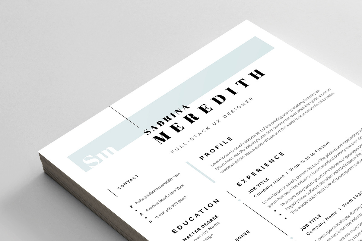 Resume/CV, a Resume Template by Reuix Studio (Photo 5 of 5)