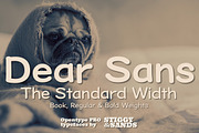 Dear Sans Family, a Sans Serif Font by Stiggy & Sands (Thumbnail 1 of 5)