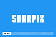 Sharpix - Pixel Font Family