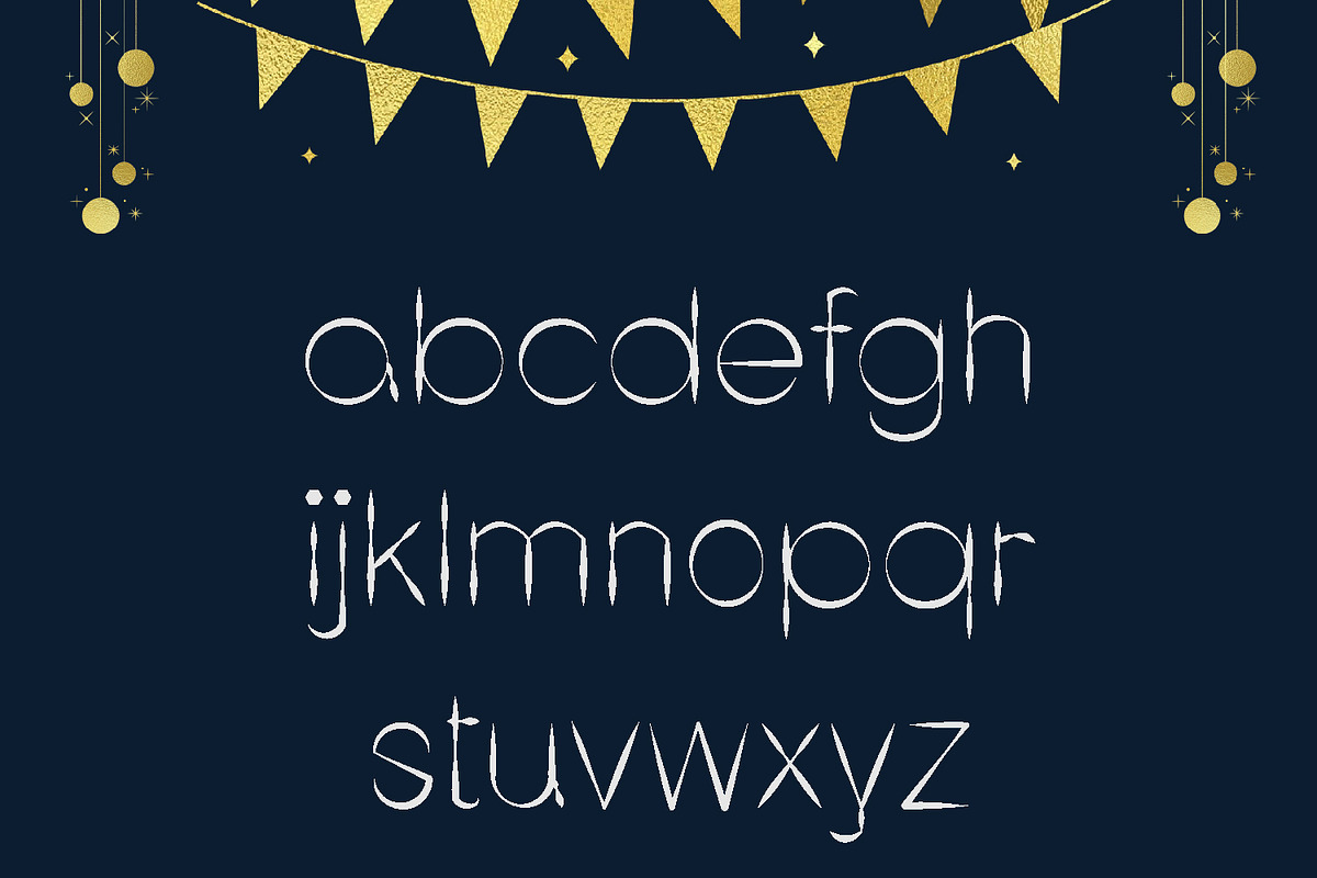 Winter Holidays Sans Serif Font, a Sans Serif Font by Yiru Chen Studio (Photo 4 of 15)