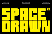 CS Space Drawn, a Sans Serif Font by Craft Supply Co. (Thumbnail 1 of 8)