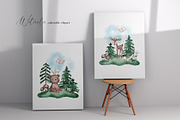 Woodland animals clip art, an Animal Illustration by SirenaArt (Thumbnail 9 of 11)