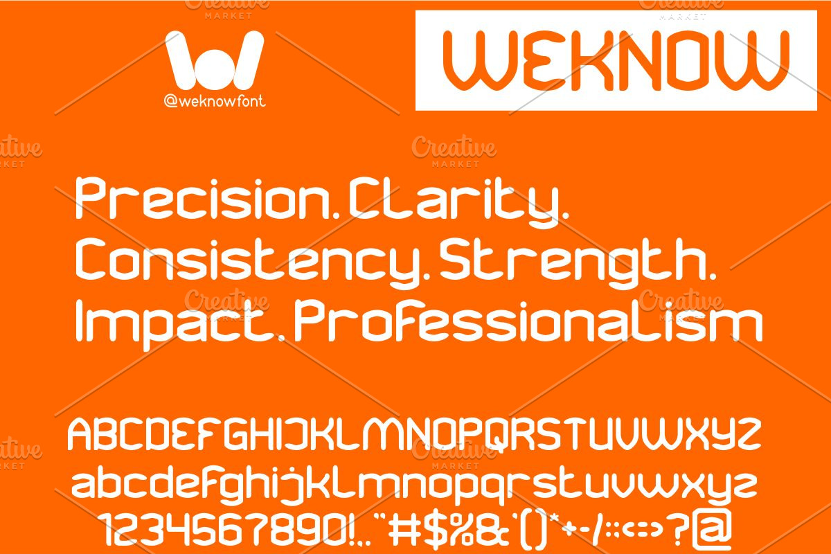 Hundred Percent font, a Font by weknow (Photo 3 of 8)