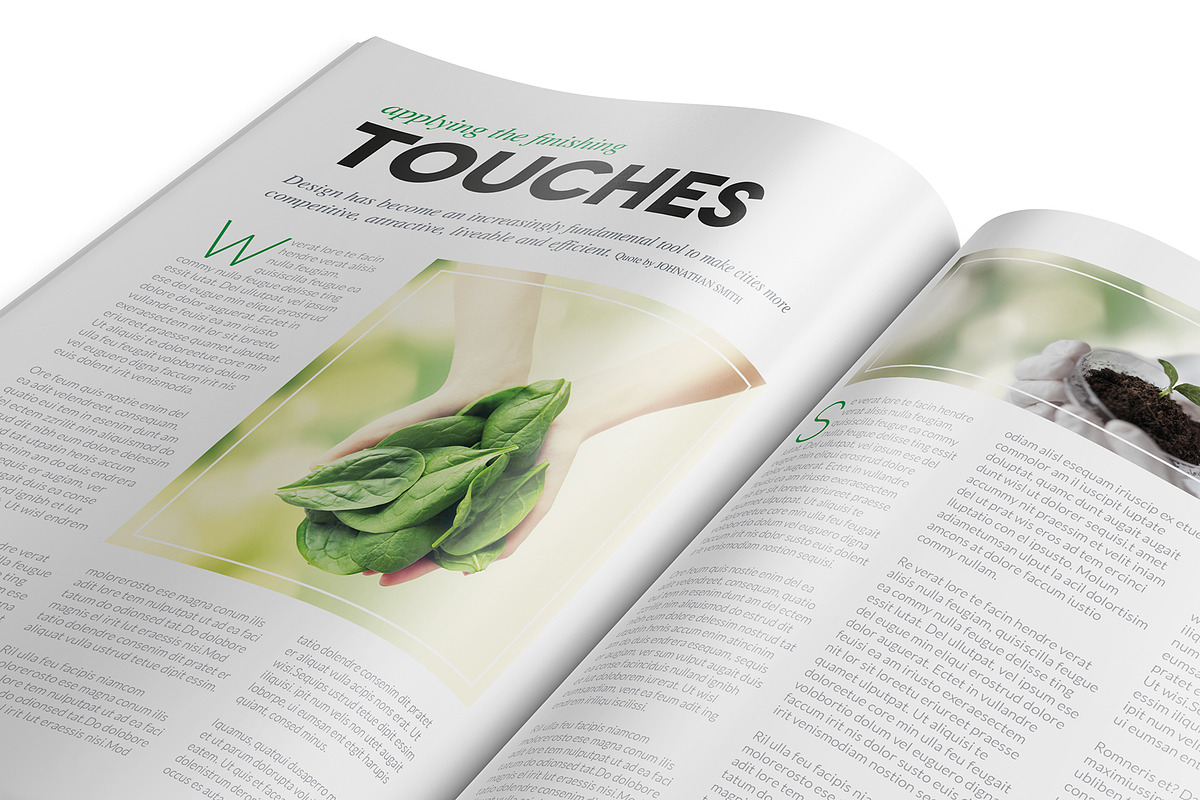Magazine Template InDesign 14, a Magazine Template by Love Graphic Design (Photo 5 of 20)