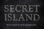 Floral Secret Island TTF, a Script Font by Drifter Studio (Thumbnail 2 of 6)