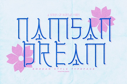 Namsan Dream, a Symbol Font by Ditatype