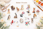Patriotic Watercolor Animals, an Illustration by Artnoy (Thumbnail 7 of 8)