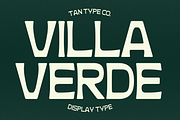 TAN - VILLA VERDE, a Sans Serif Font by TanType (Thumbnail 1 of 13)