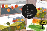 Watercolor trees, an Illustration by Tatiana Davidova (Thumbnail 4 of 4)
