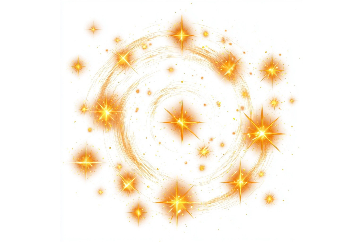 Prompt Star Glitter Clipart, a Decorative Illustration by Creative design (Photo 2 of 7)