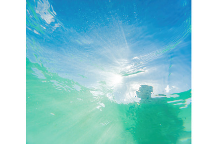 Caribbean sea surface summer wave, a Nature Photo by Elizaveta Galitskaya