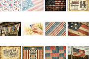Vintage 4th of July Digital Paper, a Background Graphic by VetalStock (Thumbnail 2 of 3)
