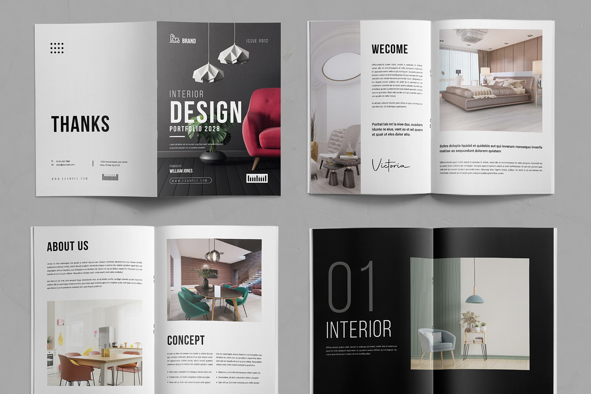 Interior Book Layout, a Brochure Template by ContestDesign (Photo 2 of 3)