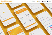 Banking, Finance & Money App, an App Template by nagaredesignstudio (Thumbnail 1 of 2)