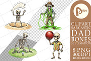 Sarcastic Dad Bones Sublimation, a Seasonal Illustration by Artnoy (Thumbnail 8 of 18)