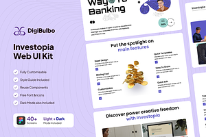 Investopia - Finance Responsive Web