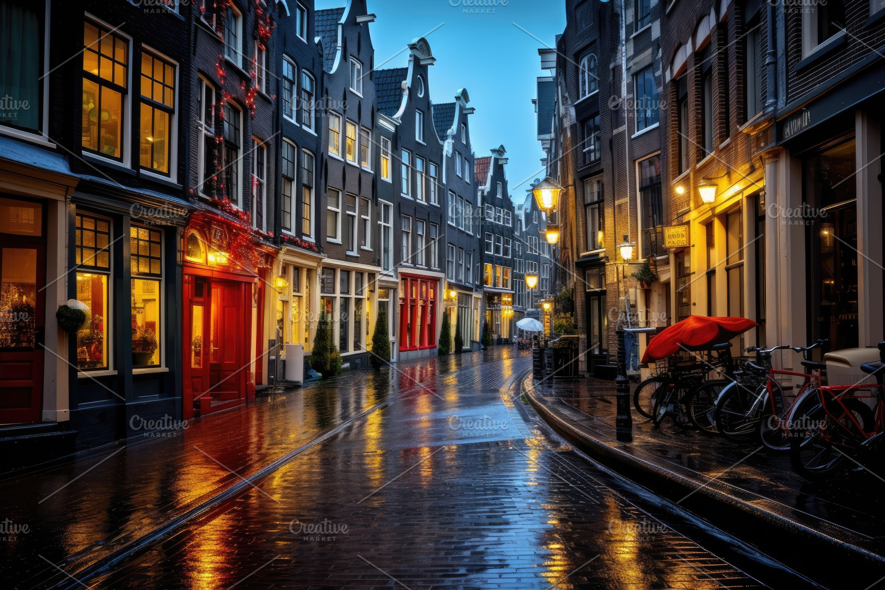 Amsterdam, Netherlands. Streets of t, a Photo by Iftikhar Alam