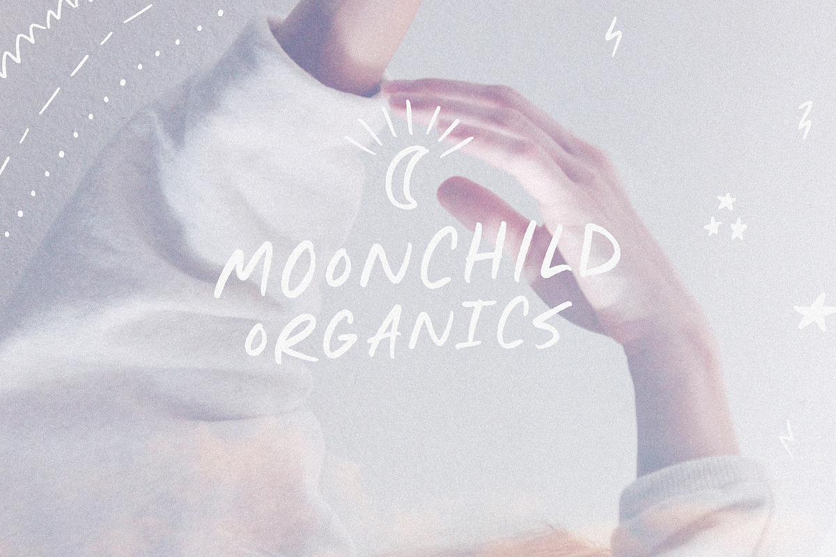 Bonne Nuit – Magical font w/ dingbat, a Font by Jen Wagner Co (Photo 6 of 9)