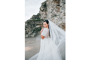 Stunning bride in a snow-white, a Beauty & Fashion Photo by HalfPoint
