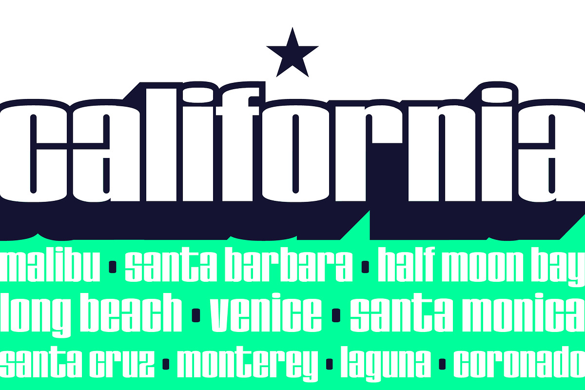 Highwater - A Retro Display Font, a Sans Serif Font by Tim Hankins Design (Photo 5 of 10)