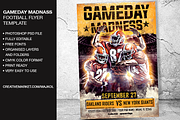 Gameday Madness Football Flyer, a Flyer Template by Graphic Boutique (Thumbnail 2 of 2)