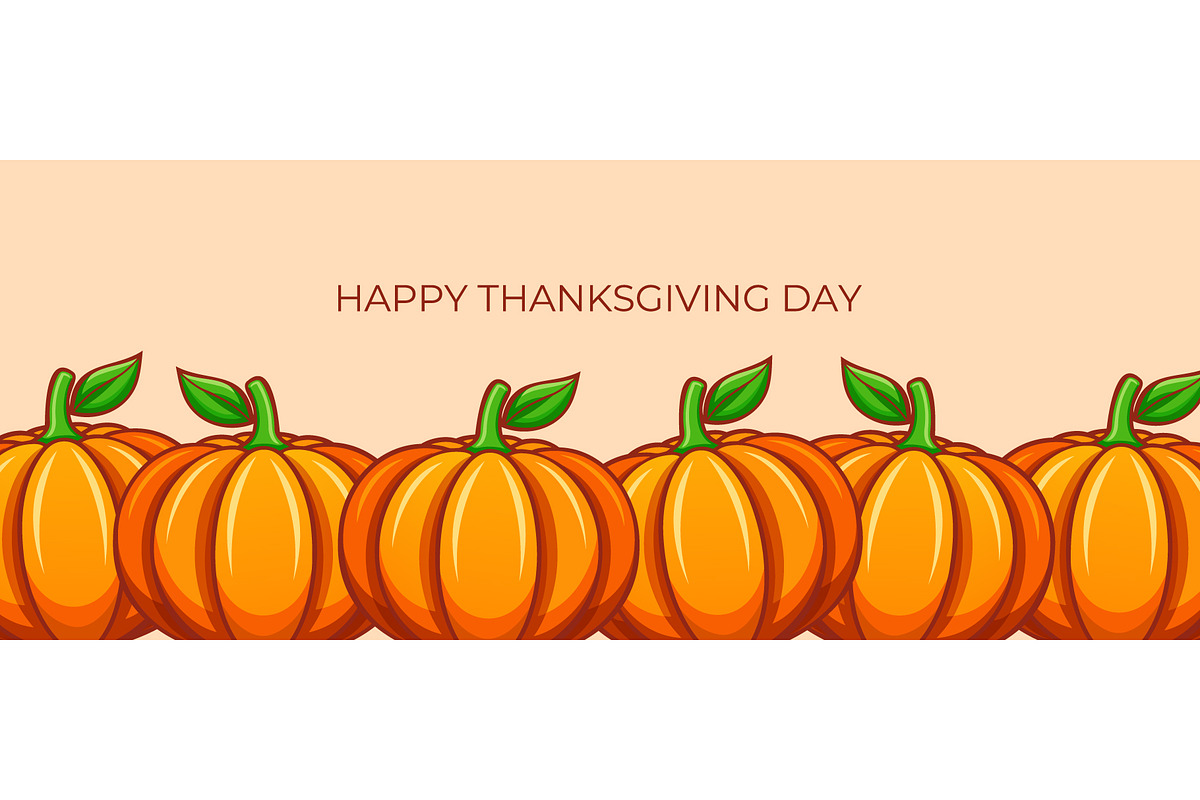 Happy Thanksgiving Day Set, a Seasonal Illustration by Finevector (Photo 3 of 5)